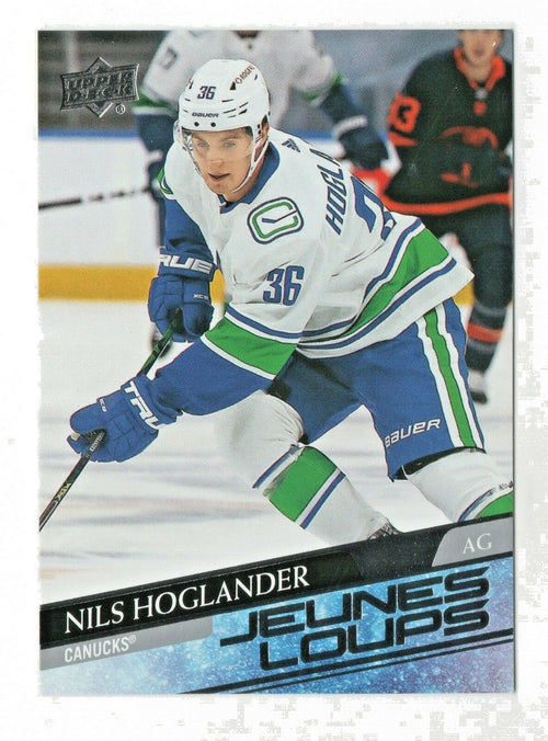 #462 Nils Höglander Jeunes Loups 2020-21 Upper Deck Series 2  Vancouver Canucks