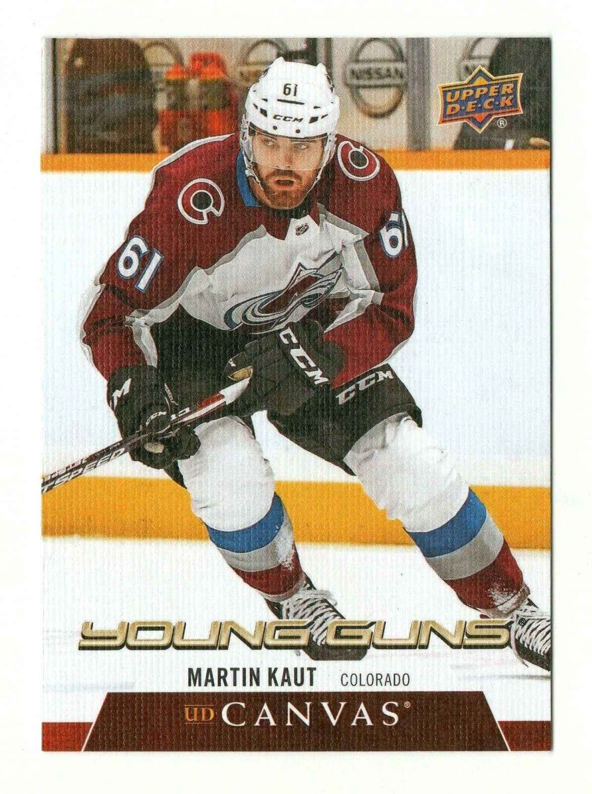 Martin Kaut 2020-21 UPPER DECK Series 2 YOUNG GUNS CANVAS #C219 AVALANCHE