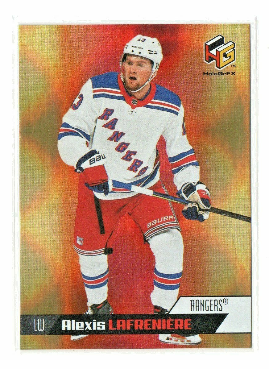 ALEXIS LAFRENIERE - 2020/21 UPPER DECK EXTENDED SERIES HoloGrFx  GOLD ROOKIE SP