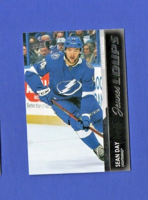 2021-22 Upper Deck Extended Jeunes Loups Sean Day #709 Tampa Bay Lightning
