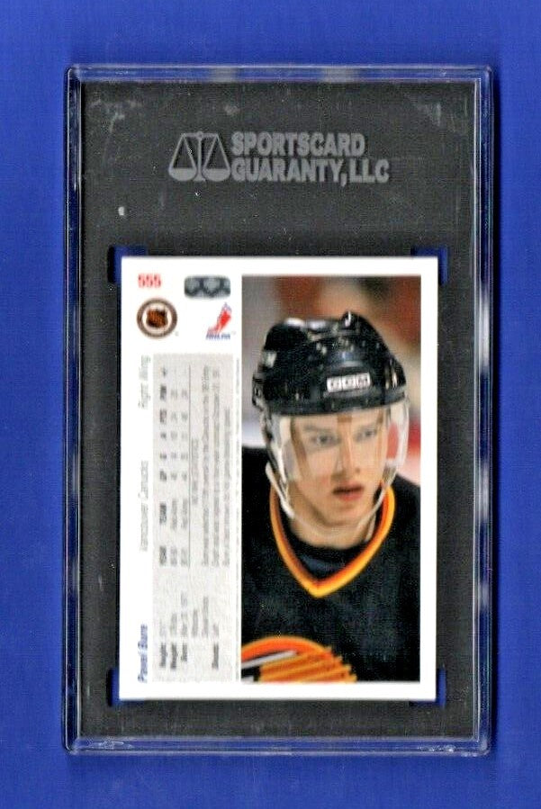 1991-92 Upper Deck -  Pavel Bure #555   -  SGC 9 MINT  -  Vancouver Canucks