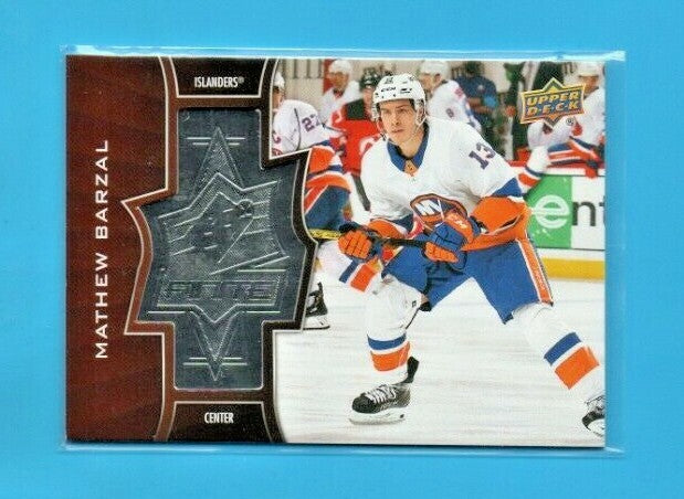2020-21 UD Extended MATHEW BARZAL 2430/2999 SPX Finite #SF-19  -  N.Y. Islanders