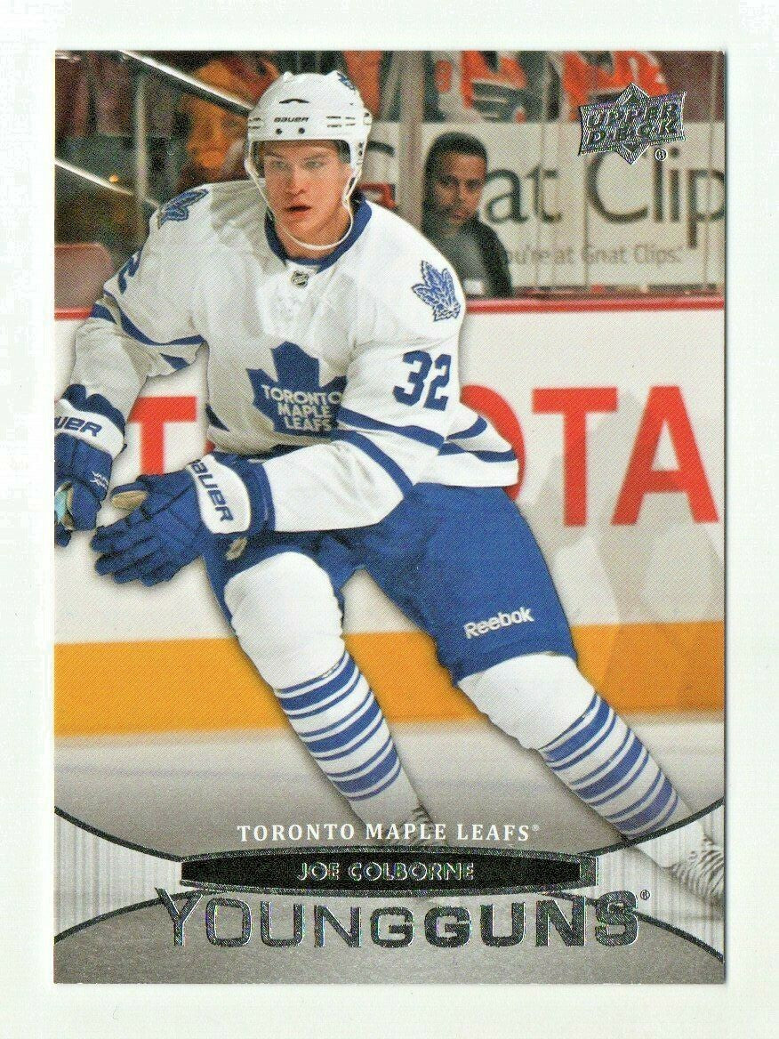 2011-12 Upper Deck Young Guns #242 Joe Colborne Toronto Maple Leafs -  Rookie #2