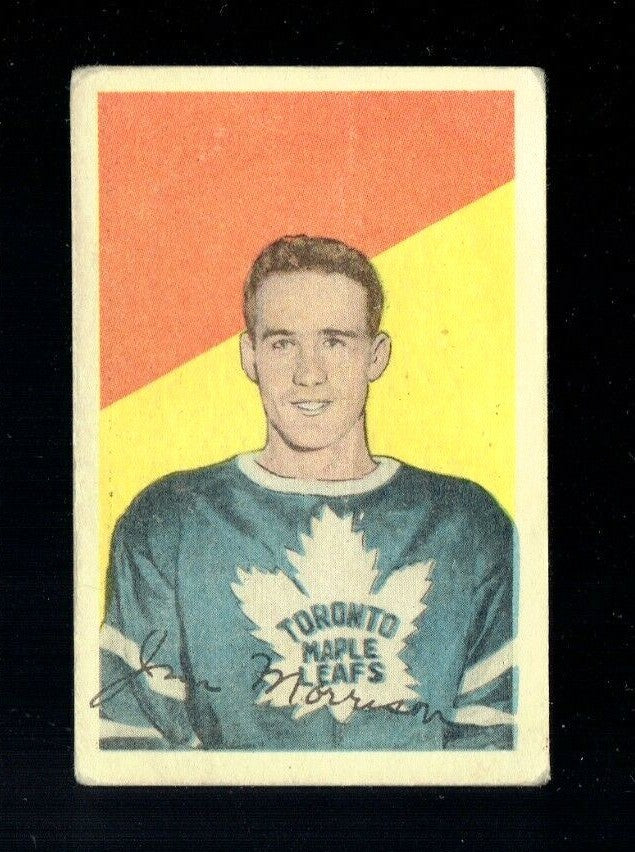 1952-53 Parkhurst Hockey #28 JIM MORRISON -Rookie (Toronto Maple Leafs)  -  VG