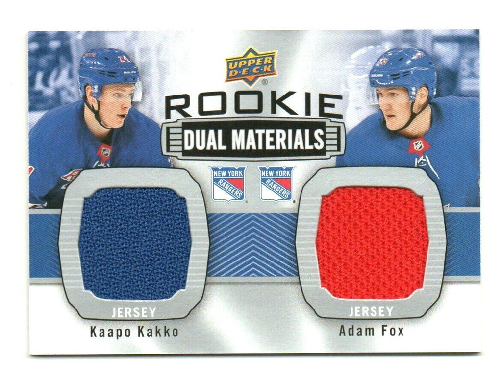 2019-20 Upper Deck Series 2  Rookie Materials and DUAL Rookie Materials  U-Pick
