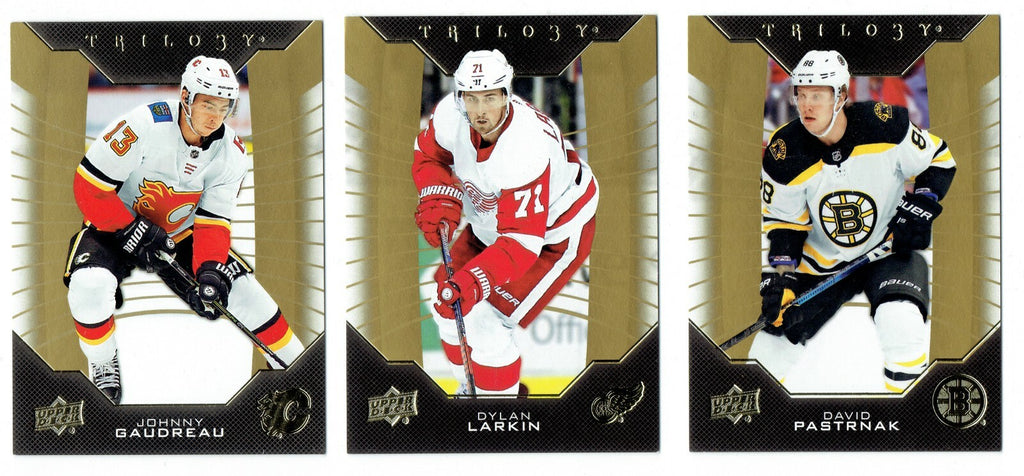2019-20 Upper Deck Trilogy Hockey Base 3 Card lot