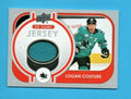 2021-22 Upper Deck Series 1 UD Game Jersey Logan Couture #GJ-LC  Sharks  -  Aqua