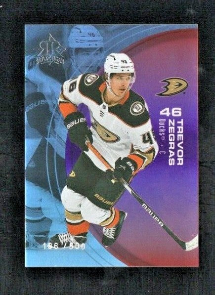 TREVOR ZEGRAS  2021-22 UD Extended Triple Dimension   RUBY   Reflections 196/500