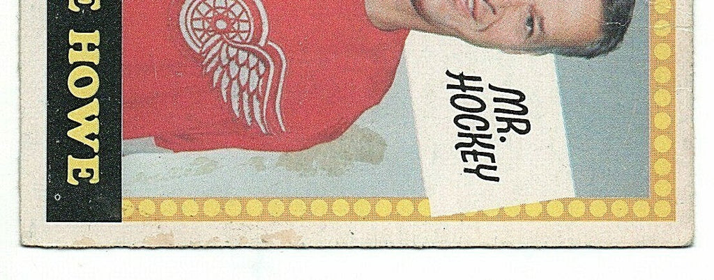 1969-70 O-PEE-CHEE  GORDIE HOWE - MR. HOCKEY DETROIT RED WINGS #193-A NNO ERROR