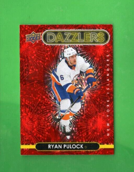 2021-22 Upper Deck Dazzlers  RED   #DZ-80  - Ryan Pulock  - New York Islanders