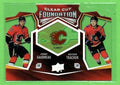 2019-20 Upper Deck Series 1 CLEAR CUT FOUNDATIONS Gaudreau-Tkachuk - Flames