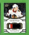 18-19 Exquisite Collection 3 Color Rookie Patch Dylan Sikura  Blackhawks 046/299