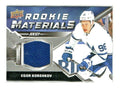 2020-21 Upper Deck Series 2 Rookie Materials Egor Korshkov - Blue - Leafs