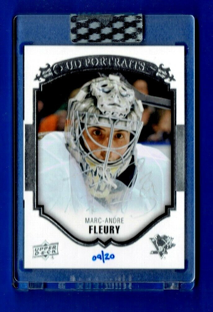 2019-20 upper deck buybacks MARC-ANDRE FLEURY  09/20 SILVER AUTO  (SEALED)