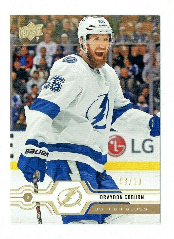 2019/20 Upper Deck Series 2 BRAYDON COBURN  UD High Gloss Card 03/10 - Lightning