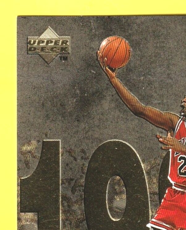 1998 Upper  Deck -  MICHAEL JORDAN  - Gatorade Postcard NBA  #4 of 12   -  3.5/5
