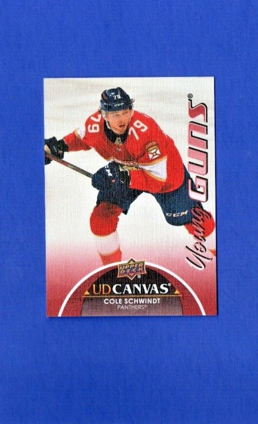 2021-22 Upper Deck Extended  Young Guns Canvas Cole Schwindt - C387  -  Florida