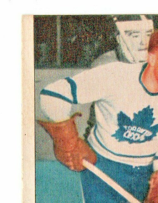 1954-55 PARKHURST #27 GORDIE HANNIGAN - Toronto Maple Leafs --  EX-EX+