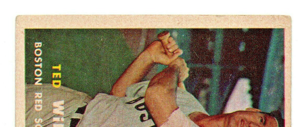 1957 Topps #1 Ted Williams Boston Red Sox VG-VG+