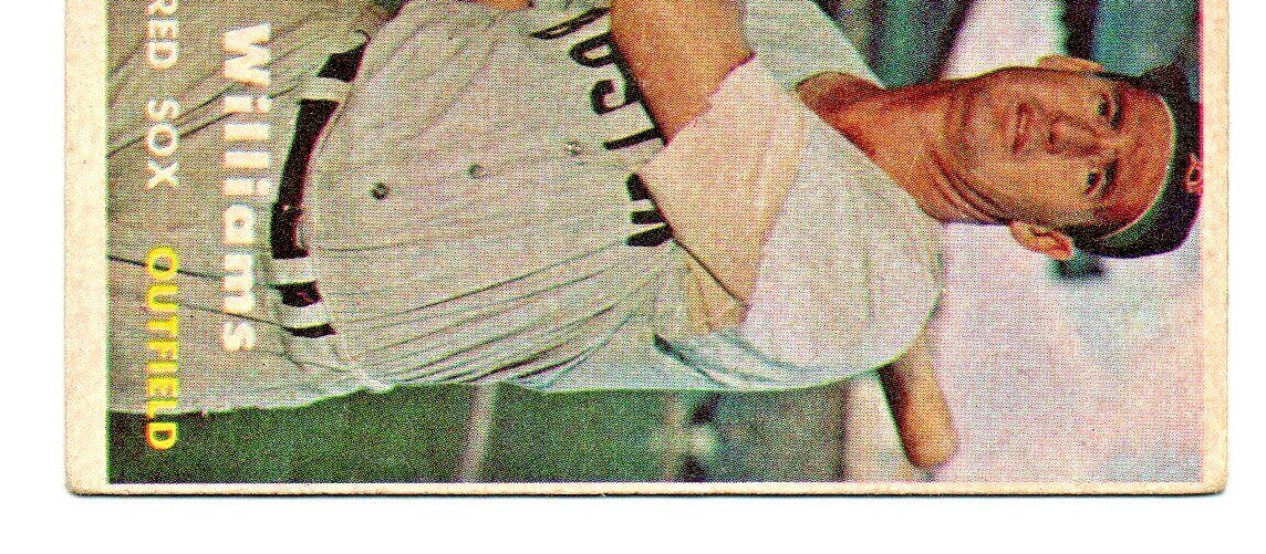 1957 Topps #1 Ted Williams Boston Red Sox VG-VG+