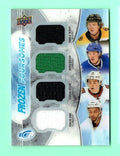 17/18 UPPER DECK ICE FROZEN FOURSOMES JERSEY McAvoy/Boeser/Keller/Ho-Sang #F4RC1