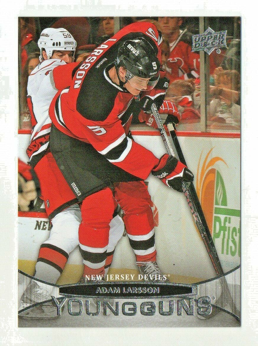 Adam Larsson - 2011-12 UD Young Guns Rookie Card #530 New Jersey Devils 