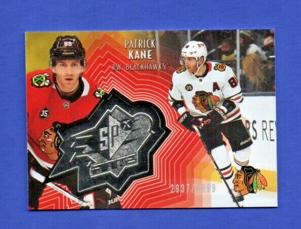 Patrick Kane  2021-22 UD Extended SPxFinite Radiance Silver #SF-12  2937/2999