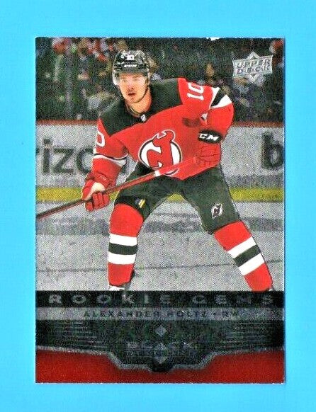 2021-22 Extended Series Alexander Holtz Black Diamond Rookie Gems RC 031/100