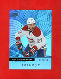 2017-18 Upper Deck Trilogy Blue #4  Alex Galchenyuk   602/999 Montreal Canadiens