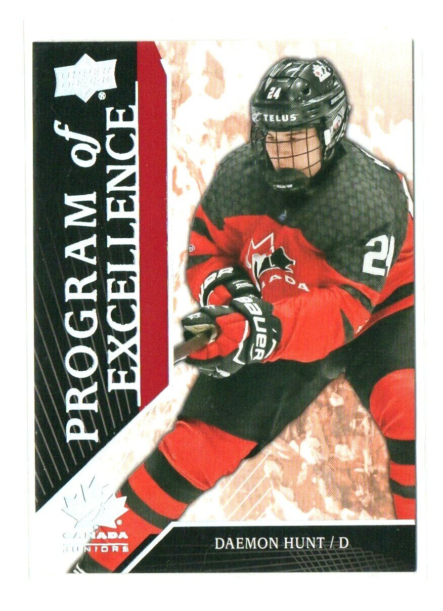 2019-20 UD Team Canada Juniors DAEMON HUNT Program of Excellence #104