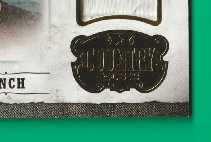 2014 Panini Country Music   Musician Materials Gold #M-DL  -  Dustin Lynch 65/99