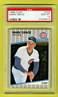 1989 Fleer Mark Grace #426 - PSA Grade GEM MINT 10 Chicago Cubs