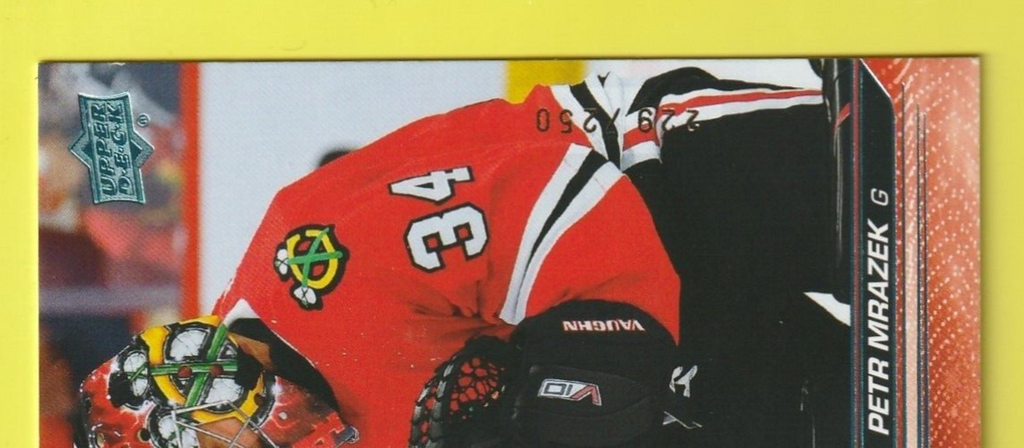 2023-24 Upper Deck  Deluxe #40 Petr Mrazek  229 /250 - Chicago Black Hawks
