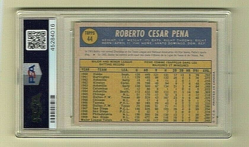 1970 ROBERTO PENA - OPC - #44 - O PEE CHEE - SAN DIEGO PADRES - PSA 7 NM