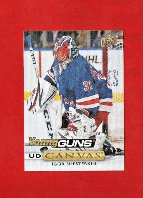 2019-20 Upper Deck Series 2 UD Canvas Young Guns #C214  IGOR SHESTERKIN  Rangers