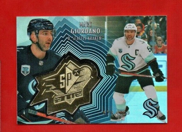 Mark Giordano 2021-22 UD Extended SPxFinite Radiance (GOLD)   # SF-41 -- 676/799