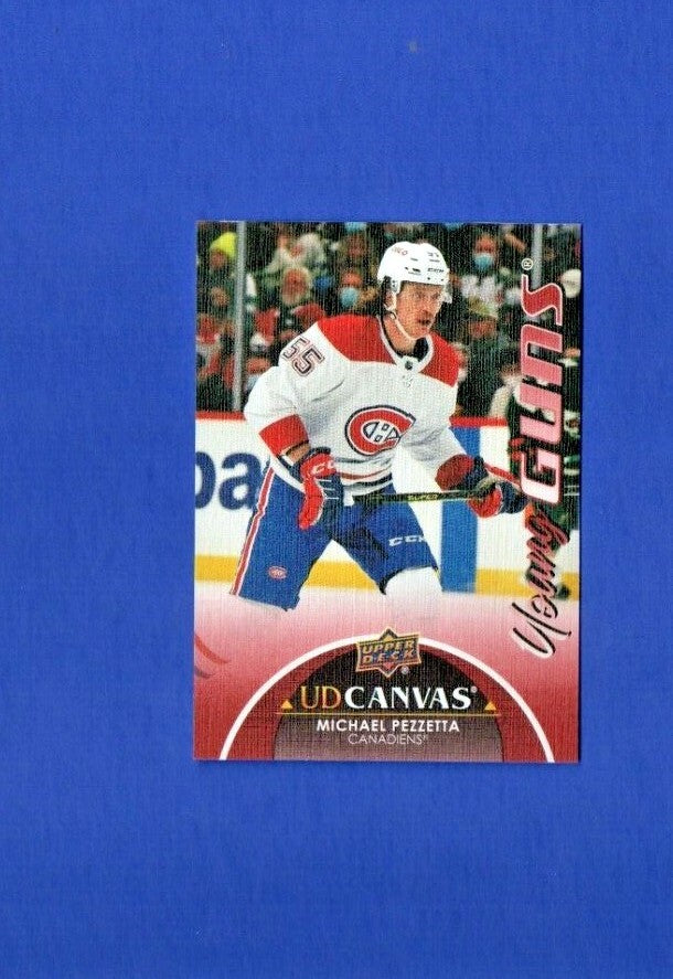 2021-22 upper deck extended young guns canvas C379 Michael Pezzetta -  Canadiens