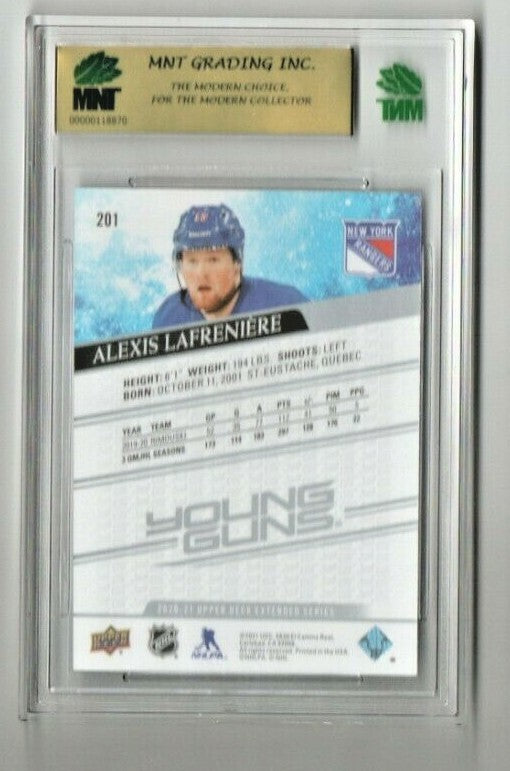 2020 Extended Series Young Guns Photo Variations Alexis Lafreniere #201 -Rookie 