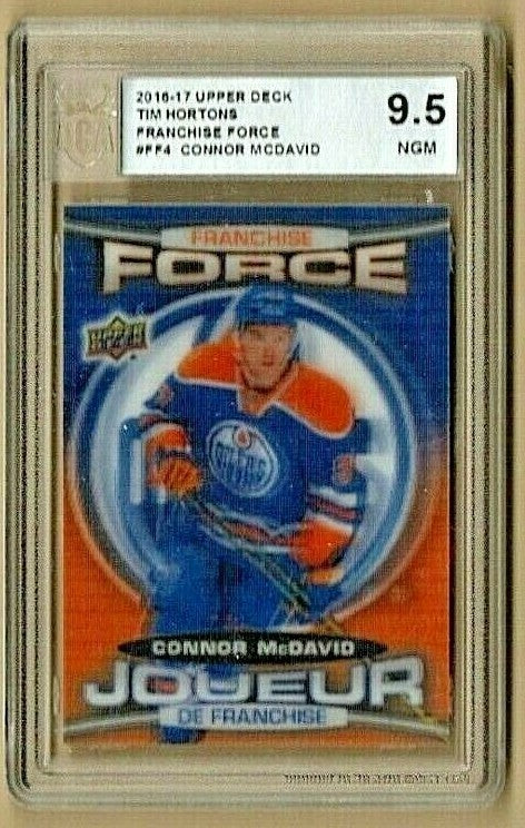 2016-17 UD TIM HORTONS RARE -CONNOR MCDAVID Franchise Force FF-4 Edmonton Oilers