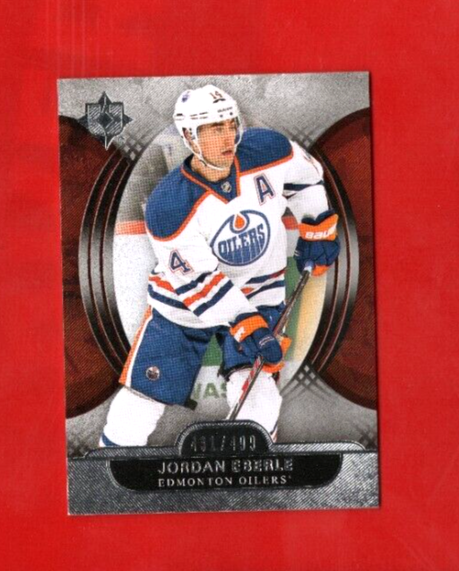 2013-14 Ultimate Collection #12  -  Jordan Eberle   - 431/499    Edmonton Oilers