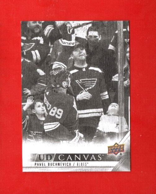 2022-23 UpperDeck Series 1 PAVEL BUCHNEVICH UD CANVAS BLACK C68  St. Louis Blues