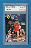 1998-99 Upper Deck UD Choice #159 Michael Jordan Chicago Bulls PSA NM-MT 8