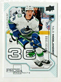 2020-21 UD Extended Pros and Prospects  PP-31 Nils Hoglander - Canucks 0918/1000