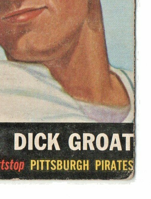 1953 Topps Set Break #154 Dick Groat  Pittsburgh Pirates shortstop