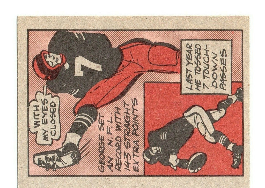 1957 TOPPS # 31   -   GEORGE BLANDA    -  CHICAGO BEARS   -  HOF   -    EX-NRMT