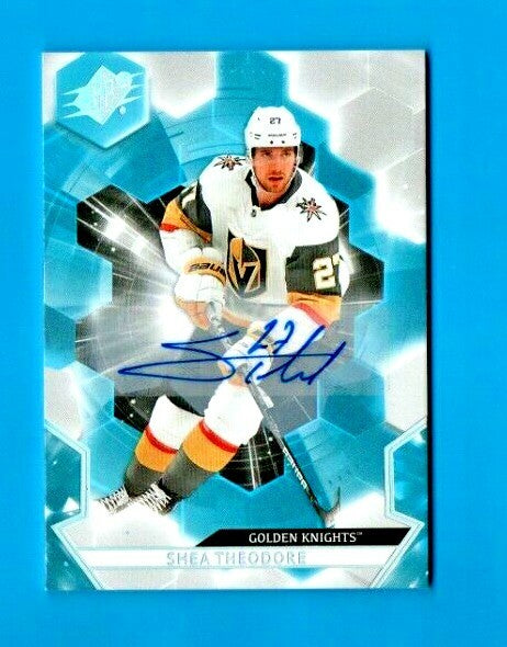 Shea Theodore Upper Deck Spx Hockey #54 2020-2021 Auto  -  Vegas Golden Knights