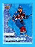 2021-22 UD - Series 2 - Rookie Breakouts Alex Newhook  RB16 098/100  - Avalanche