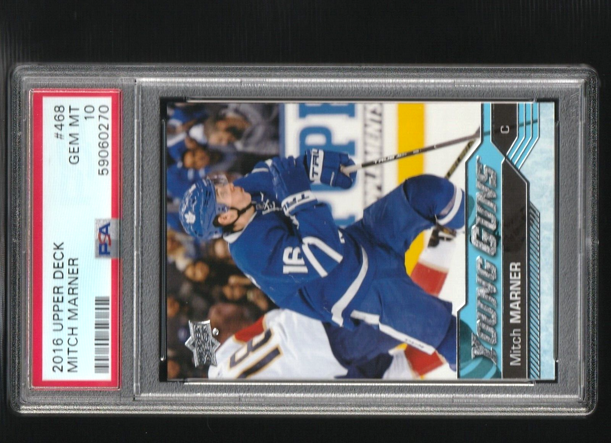 2016-17 Mitch Marner Upper Deck Series 2 Young Guns Rookie RC  Leafs #468 PSA 10