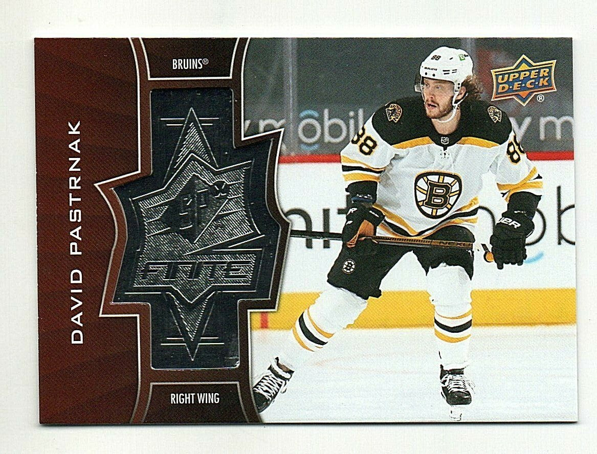 2020-21 Upper Deck Extended Series SPx FINITE 0395/2999 - David Pastrnak - #SF-3