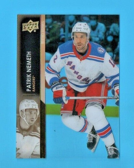Patrik Niemeth 2021-22 Upper Deck Extended Clear Cut Exclusives #604 SSP Rangers